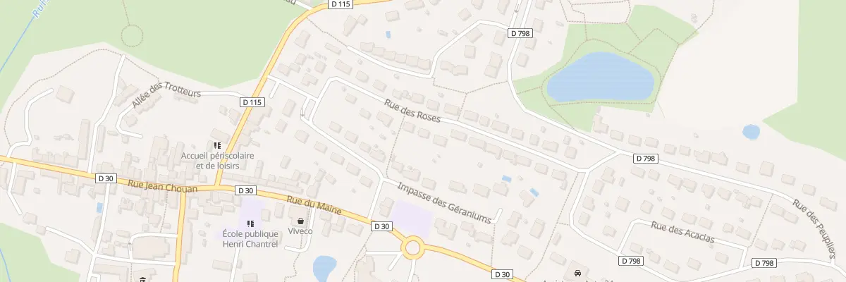 Plan du 10 Rue des Roses à Saint-Ouën-des-Toits