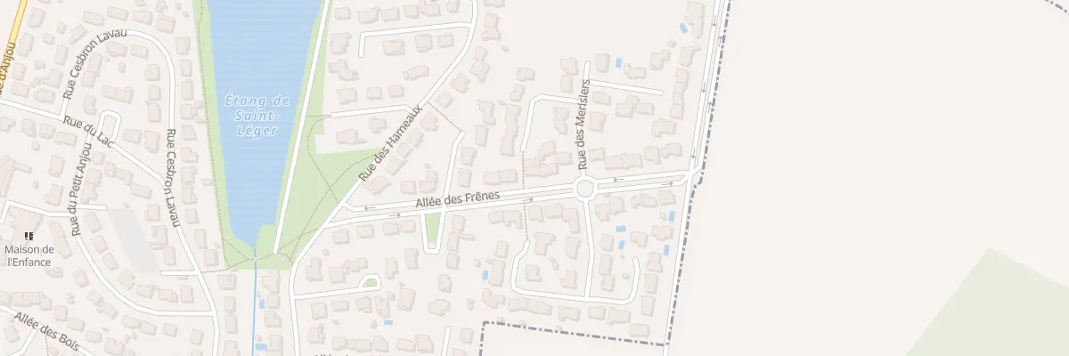 Plan du 17 All des Frênes à Saint-Léger-sous-Cholet
