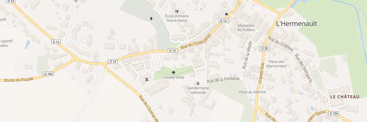 Plan du 53 Rue du commerce à L’Hermenault