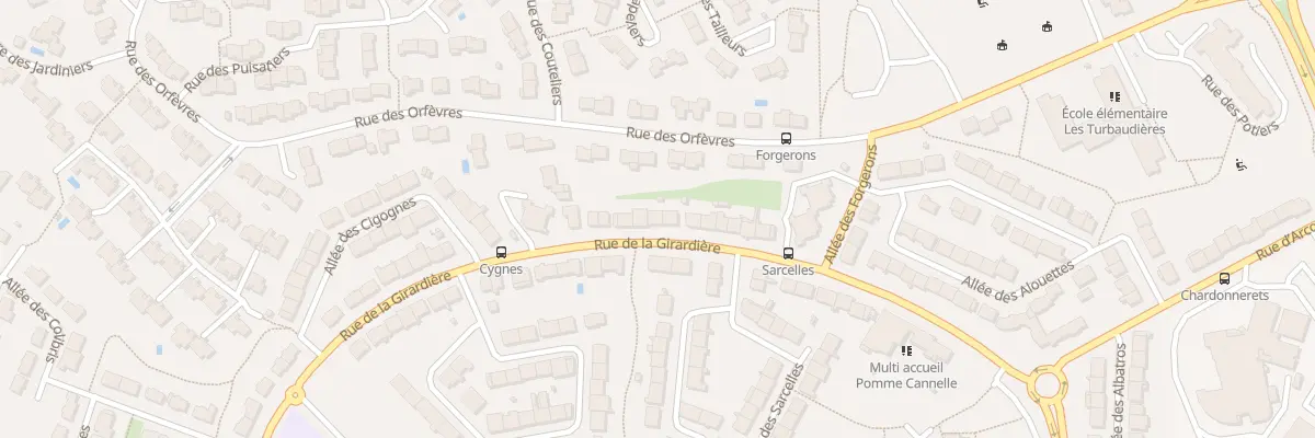 Plan du 38 Rue de la Girardière à Cholet