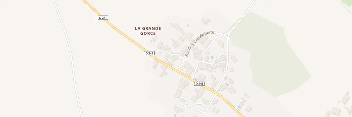 Plan du 28 Rue de la Grande Gorce au Chay