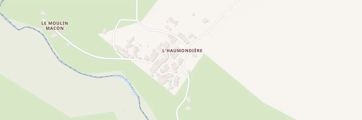 Plan du 33 L’Haumondière au Boupère