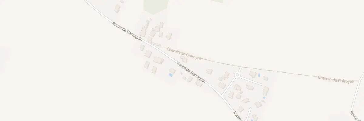 Plan du 370 Rte de Barraguin à Goos