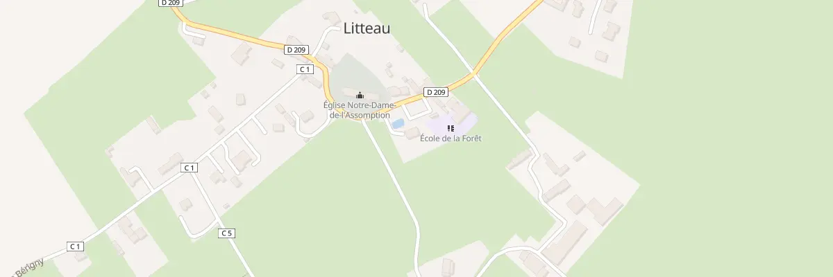 Plan du 120 Rue du Bourg à Litteau