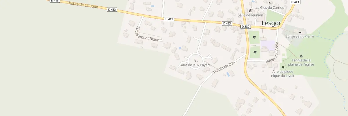 Plan du 3 Lot de Layere à Lesgor