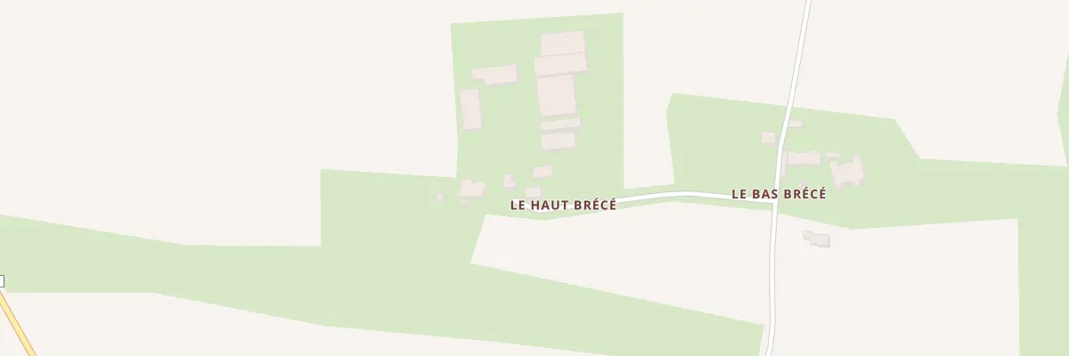 Plan du 232 Che du Haut Brece à Chérancé