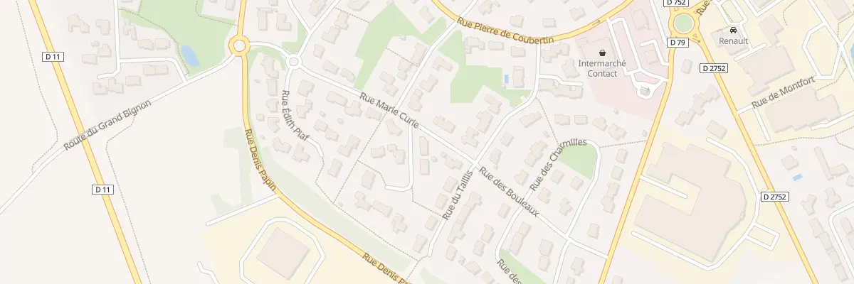 Plan du 1 Rue Hélène Boucher aux Epesses