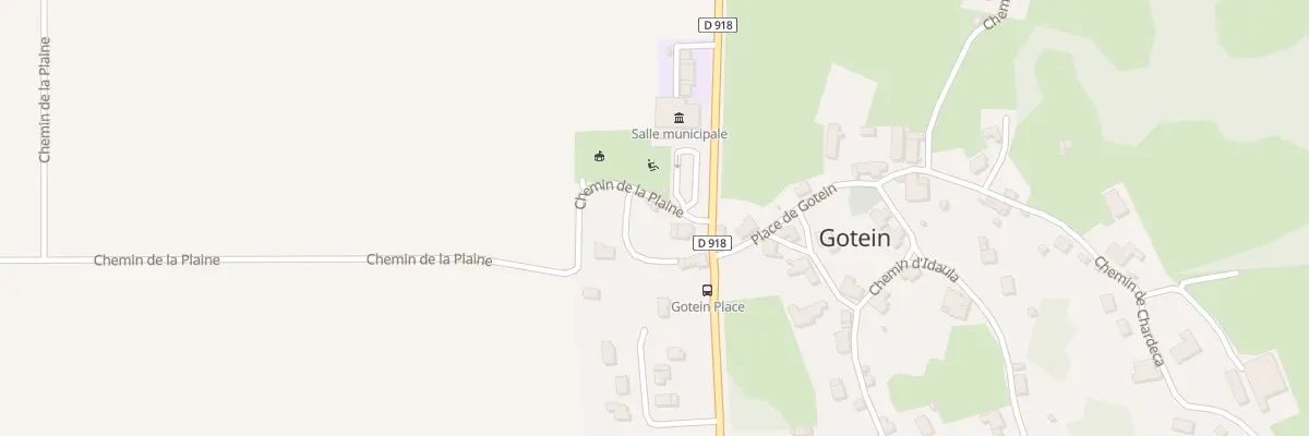 Plan du 8 Rte de Chancalor à Gotein-Libarrenx