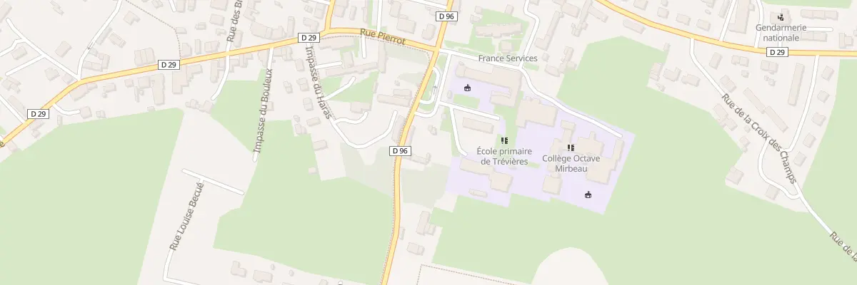 Plan du 83 Rue du Douet Doquet à Trévières