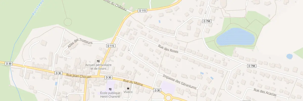 Plan du 4 Rue des Roses à Saint-Ouën-des-Toits
