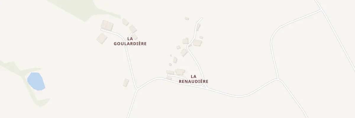 Plan du 5201F La Renaudière à Tallud-Sainte-Gemme