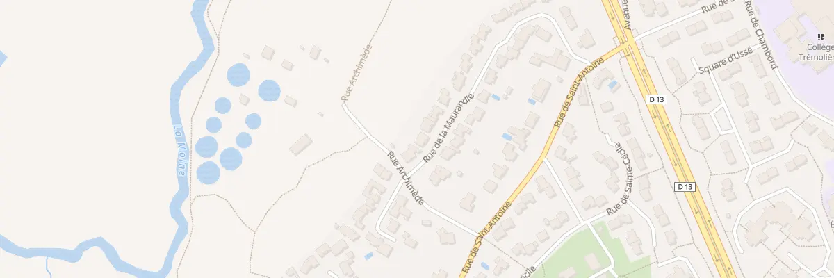 Plan du 3 Rue de la Maurandie à Cholet