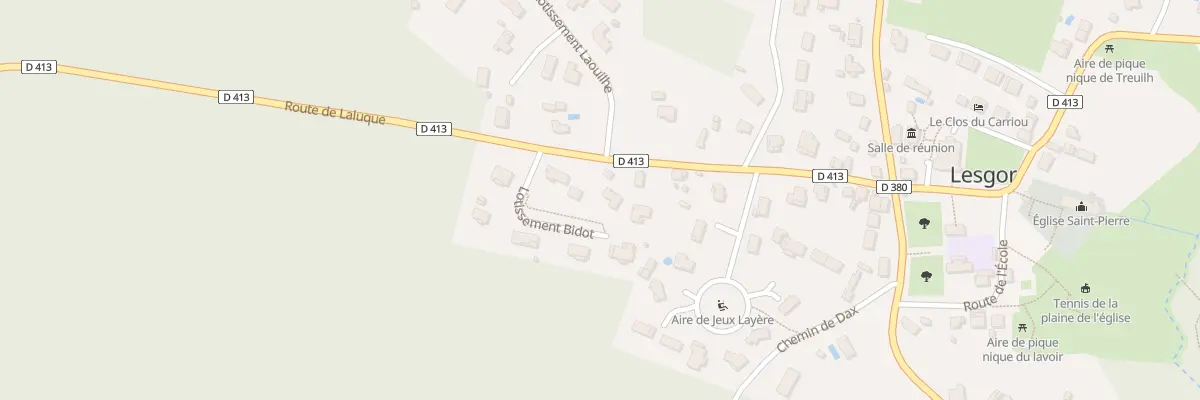 Plan du 5 Imp de Bidot à Lesgor
