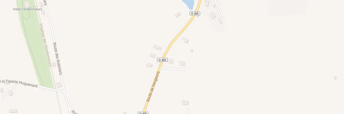 Plan du 597 Rte de Vengeons - St Germain à Vire Normandie