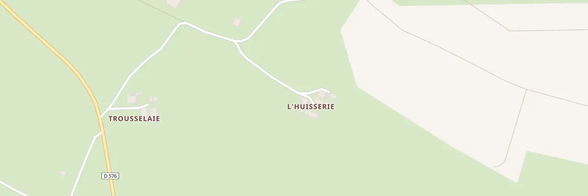 Plan du 2 L’Huisserie au Genest-Saint-Isle