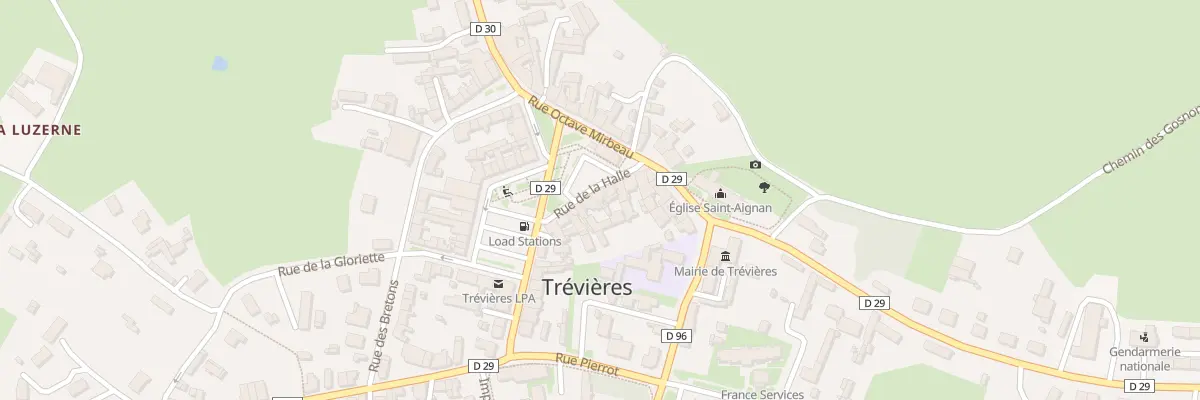 Plan du 45 Rue de la Halle à Trévières