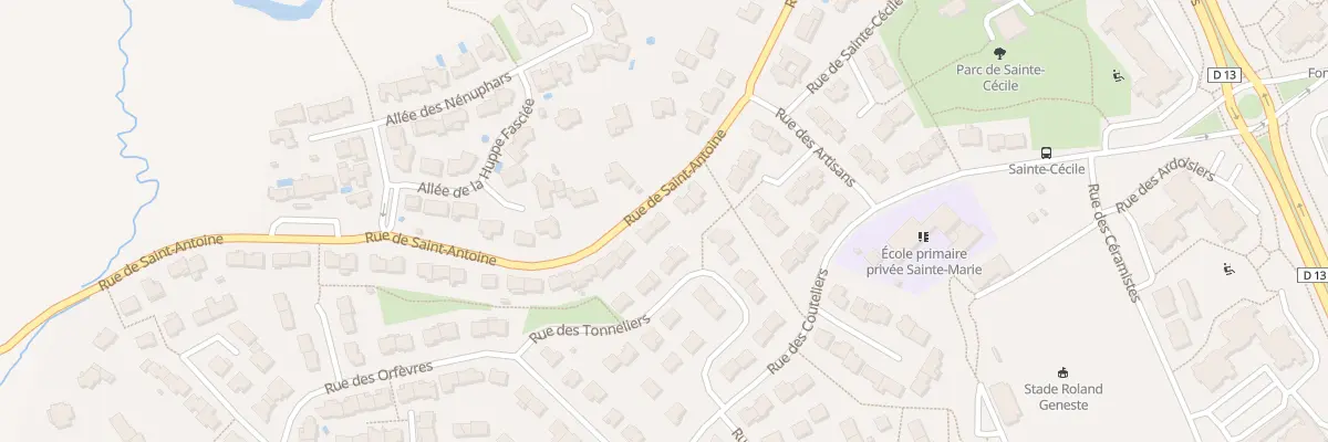 Plan du 31 Rue St Antoine à Cholet
