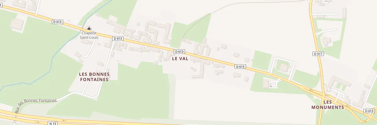 Plan du 455 Rte de l’Ancienne Voie Romaine à Formigny La Bataille
