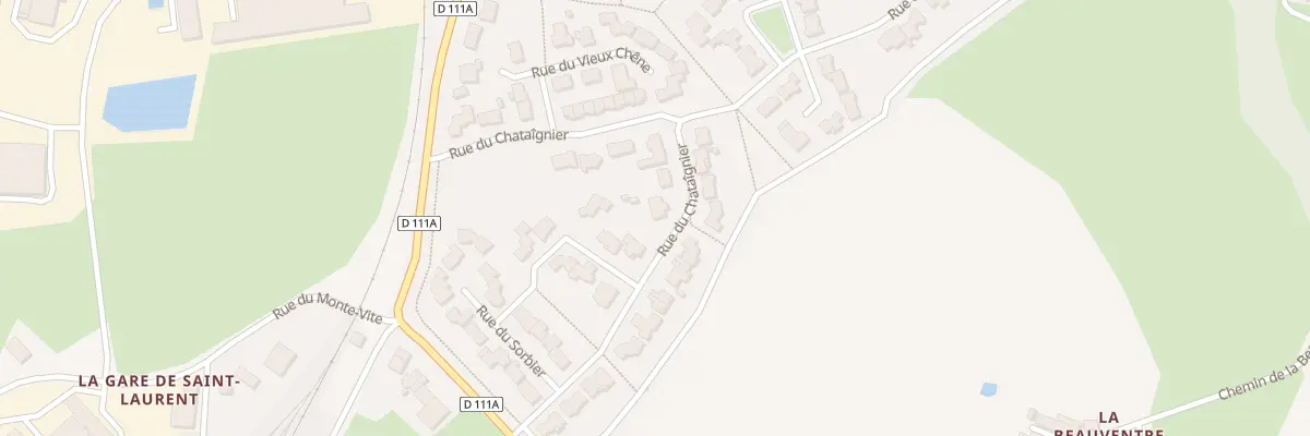 Plan du 1 Rue du châtaignier à Saint-Laurent-sur-Sèvre