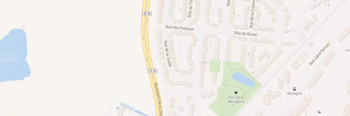 Plan du 4 Rue de la Tirelle à Cholet