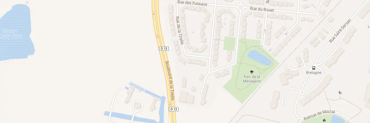 Plan du 5 Rue de la Tirelle à Cholet