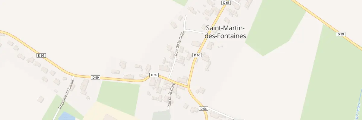 Plan du 6 Rue de la grille à Saint-Martin-des-Fontaines