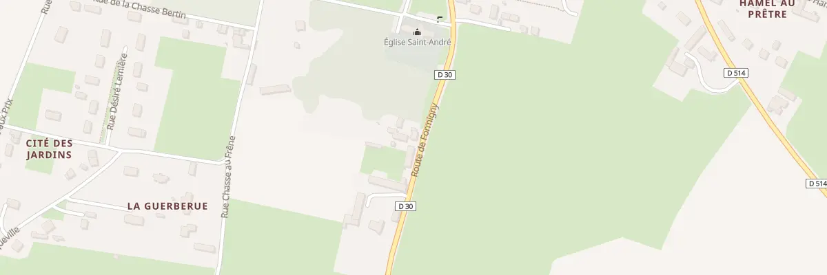 Plan du 5038 Rte de Formigny à Vierville-sur-Mer