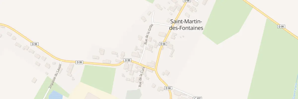 Plan du 4 Rue de la grille à Saint-Martin-des-Fontaines