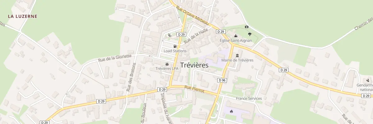 Plan du 70 Imp Pierrot à Trévières