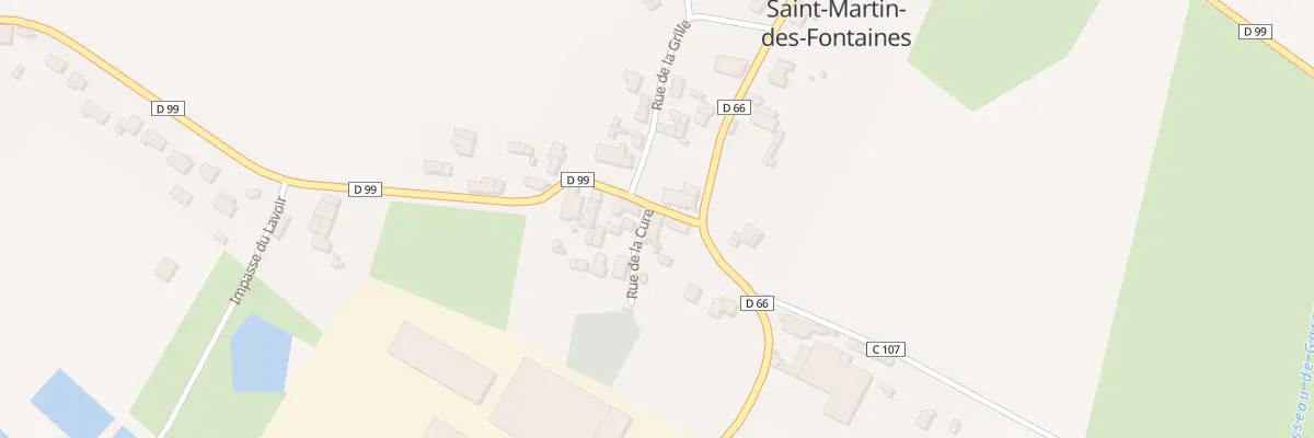 Plan du 5 Rue de la cure à Saint-Martin-des-Fontaines