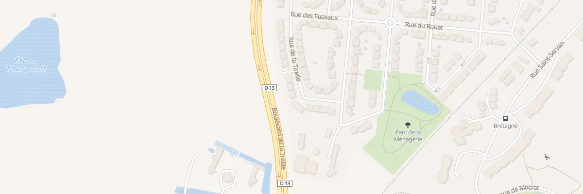 Plan du 13 Rue de la Tirelle à Cholet