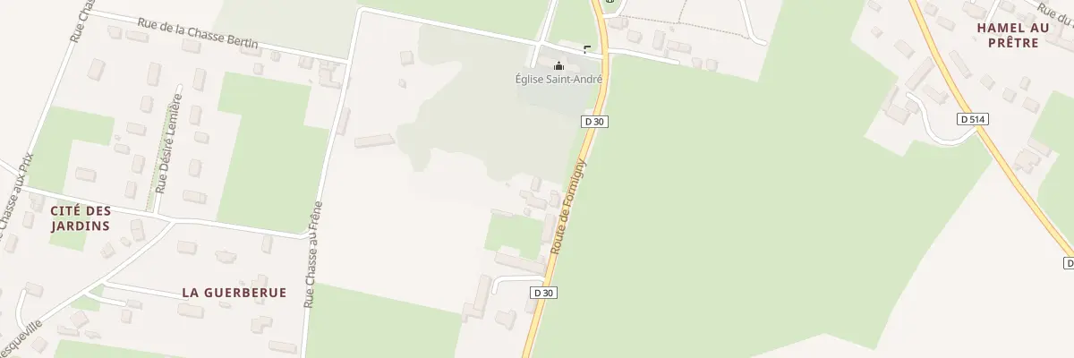 Plan du 5040 Rte de Formigny à Vierville-sur-Mer