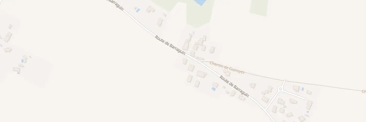 Plan du 519 Rte de Barraguin à Goos