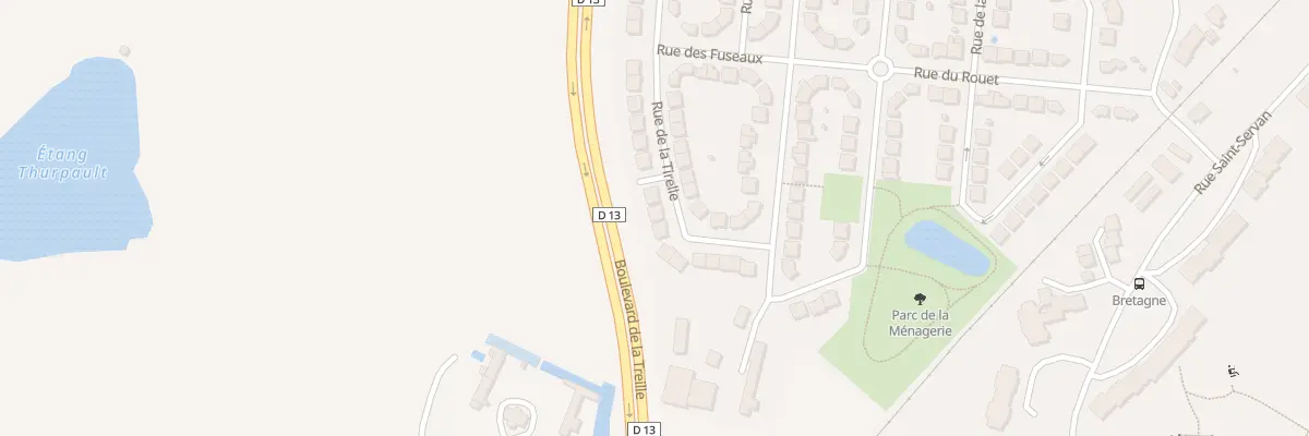 Plan du 15 Rue de la Tirelle à Cholet