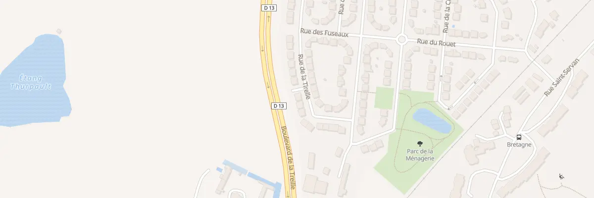 Plan du 17 Rue de la Tirelle à Cholet