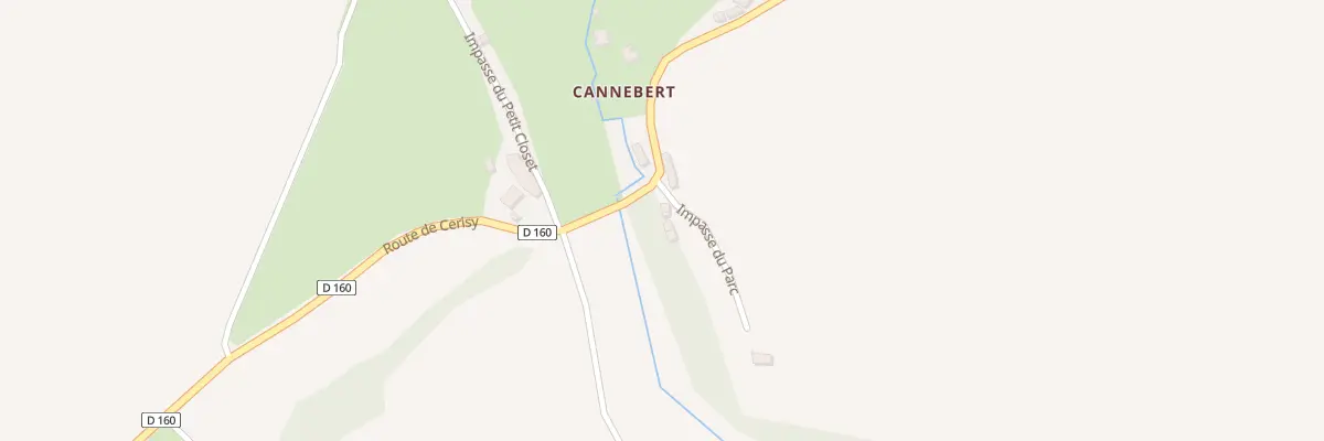 Plan du 5333 Cannebert au Molay-Littry