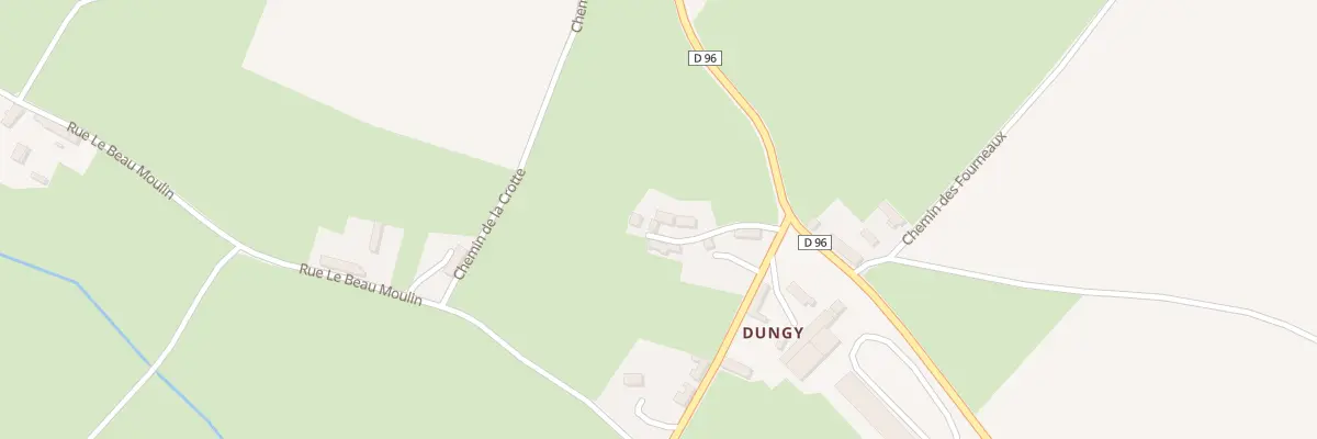 Plan du 90 Imp de la Fontaine à Trévières