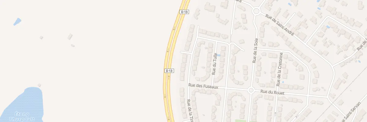 Plan du 39 Rue de la Tirelle à Cholet