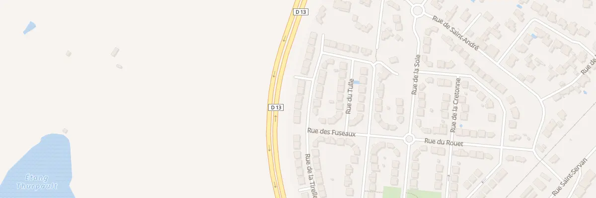 Plan du 37 Rue de la Tirelle à Cholet