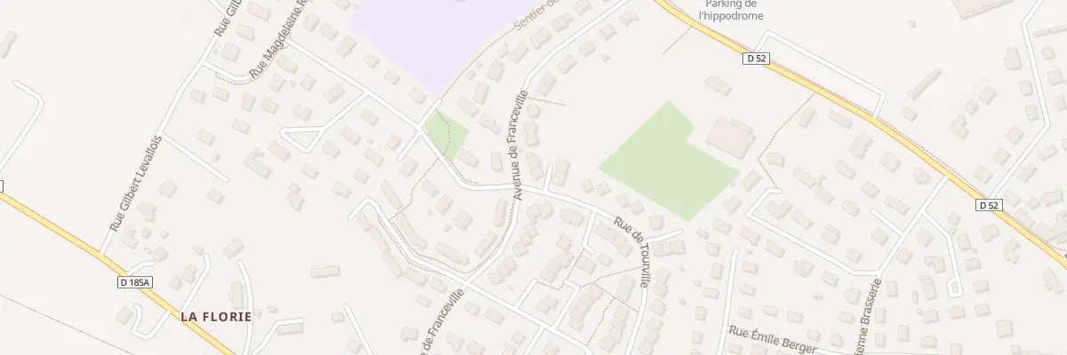 Plan du 36 Rue de Tourville - Vire à Vire Normandie