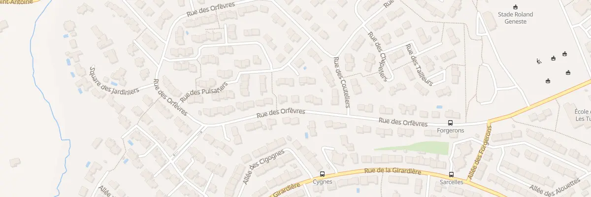 Plan du 32 Rue des Orfèvres à Cholet