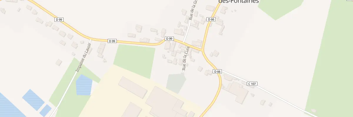 Plan du 8B Rue de la cure à Saint-Martin-des-Fontaines