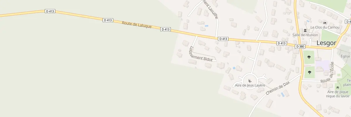 Plan du 4 Imp de Bidot à Lesgor