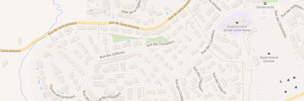 Plan du 91 Rue des Orfèvres à Cholet