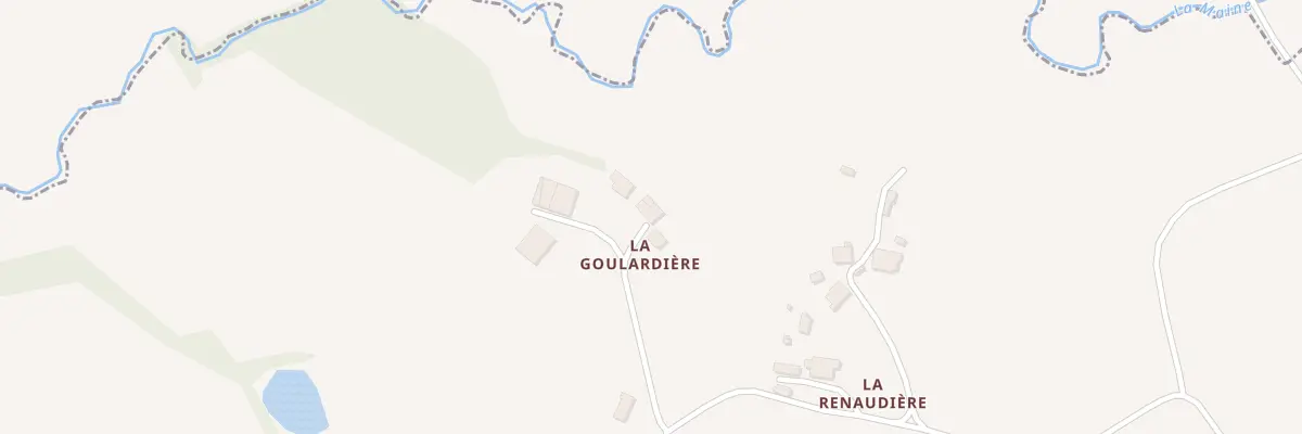 Plan du 5040 La Goulardière à Tallud-Sainte-Gemme