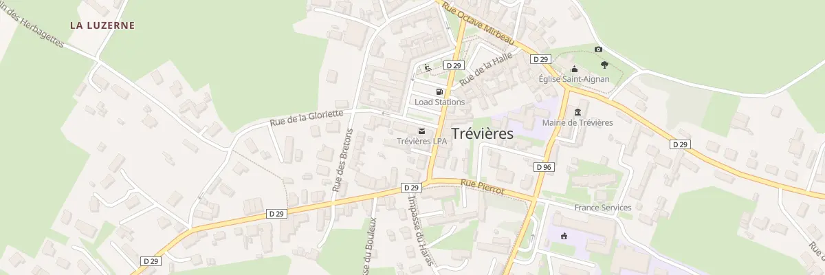Plan du 25 Rue Edmond de Laheudrie à Trévières