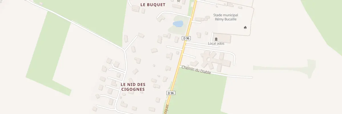 Plan du 486 Rue du Douet Doquet à Trévières