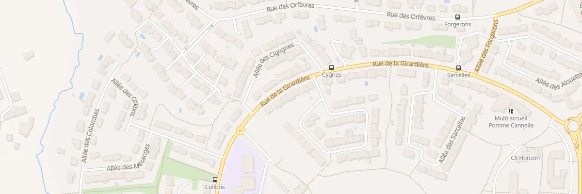 Plan du 51 Rue de la Girardière à Cholet