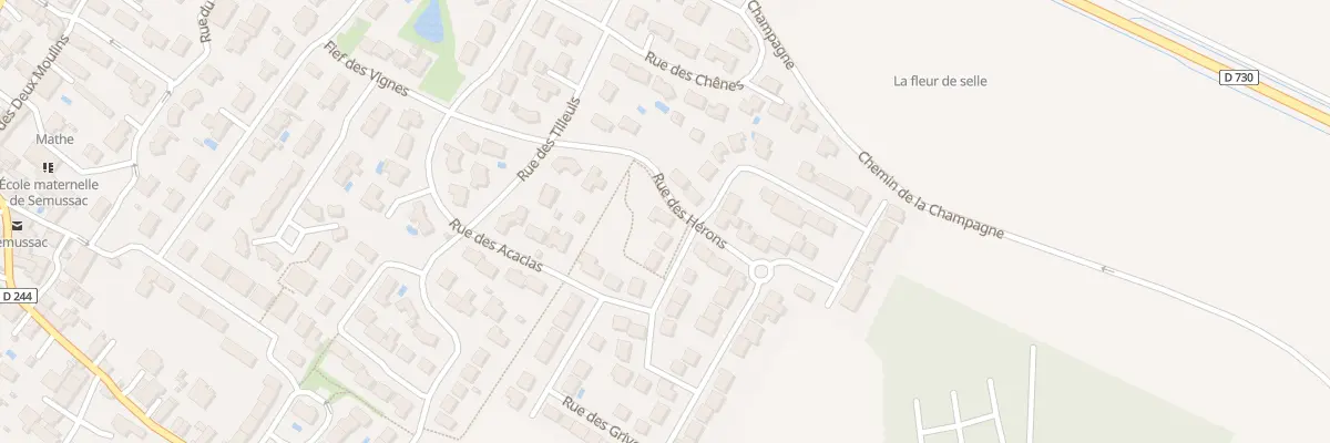 Plan du 2 Rue des Hérons à Semussac