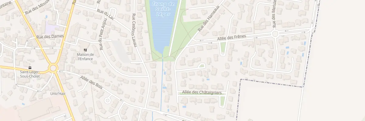 Plan du 29 Rue des Hameaux à Saint-Léger-sous-Cholet